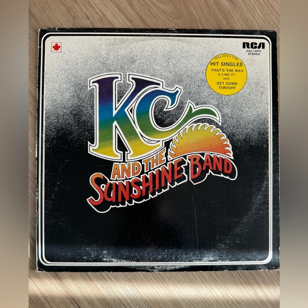 Vintage KC and the Sunshine Band Vinyl Record